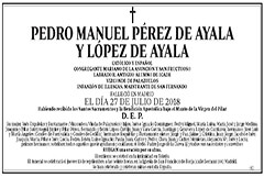 Pedro Manuel Pérez de Ayala y López de Ayala